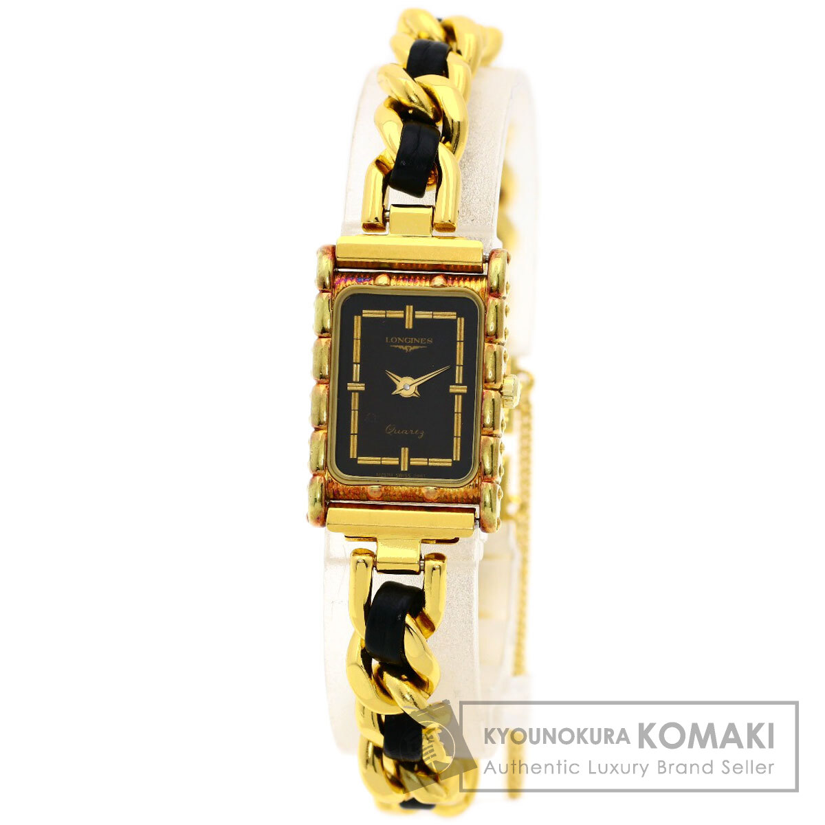 Chopardショパール12/7366スクエアフェイス4Pダイヤモンド腕時計