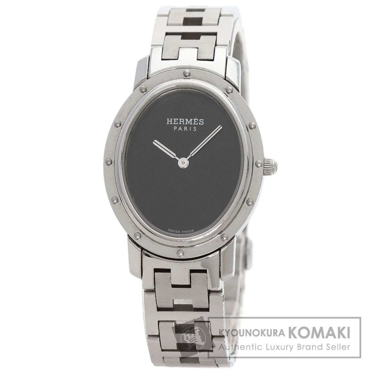 HERMES エルメス CO1.510 クリッパー オーバル 腕時計
