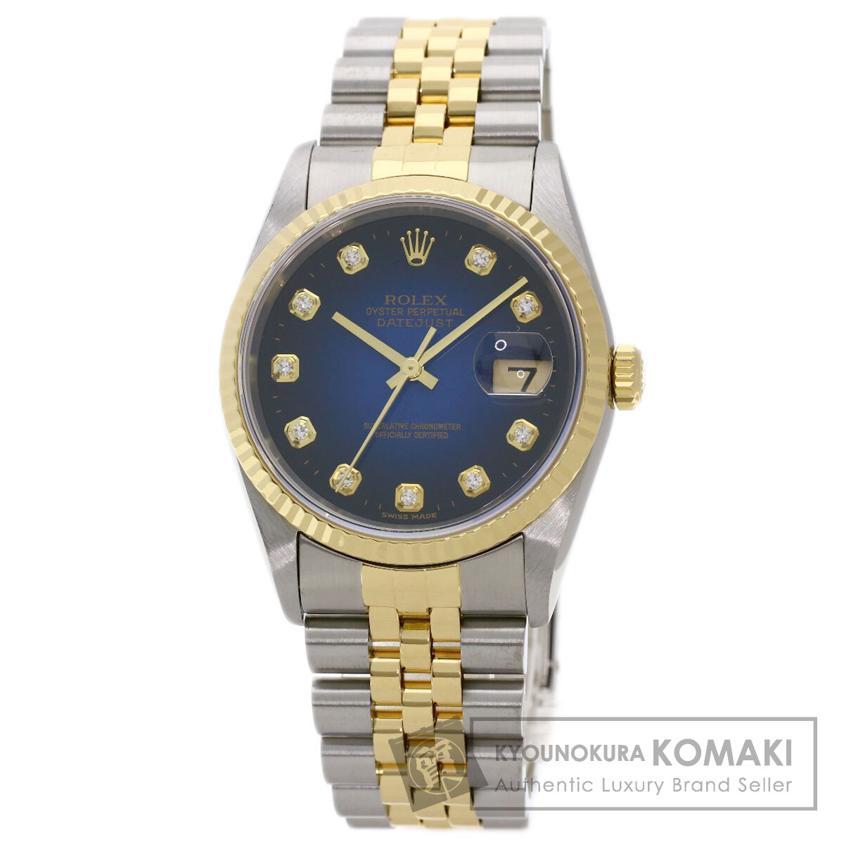 ROLEX ロレックス 16233G デイトジャスト 10P ダイヤモンド