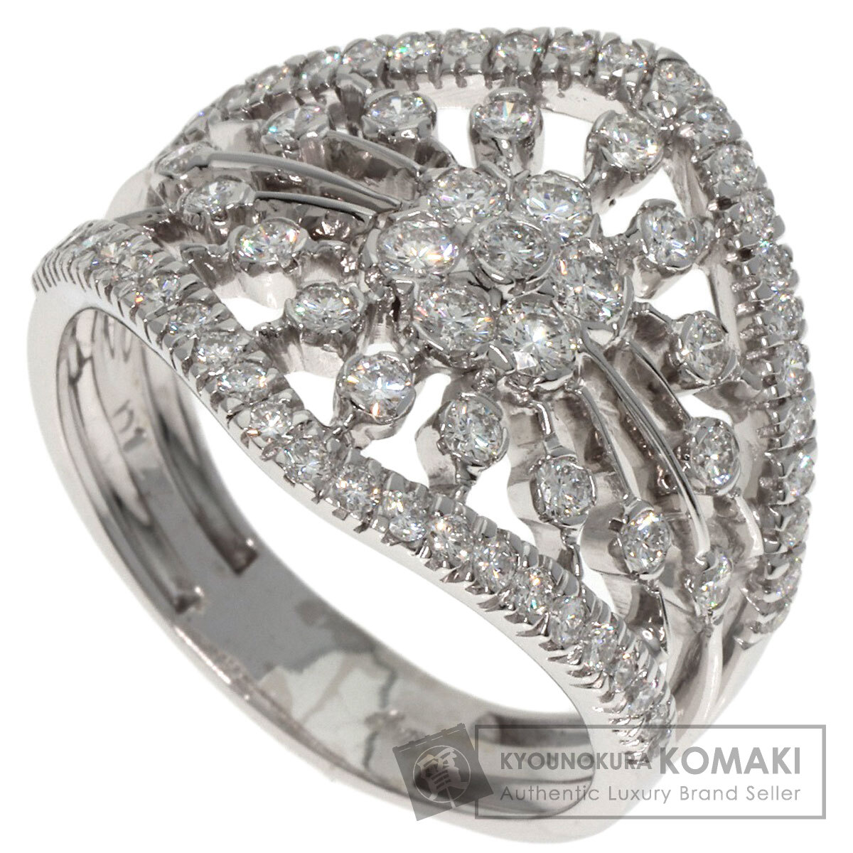 1ct k18WG ダイヤモンドリング Cartier 【カルティエ】K18WGダイヤモンドリング (NO.62035