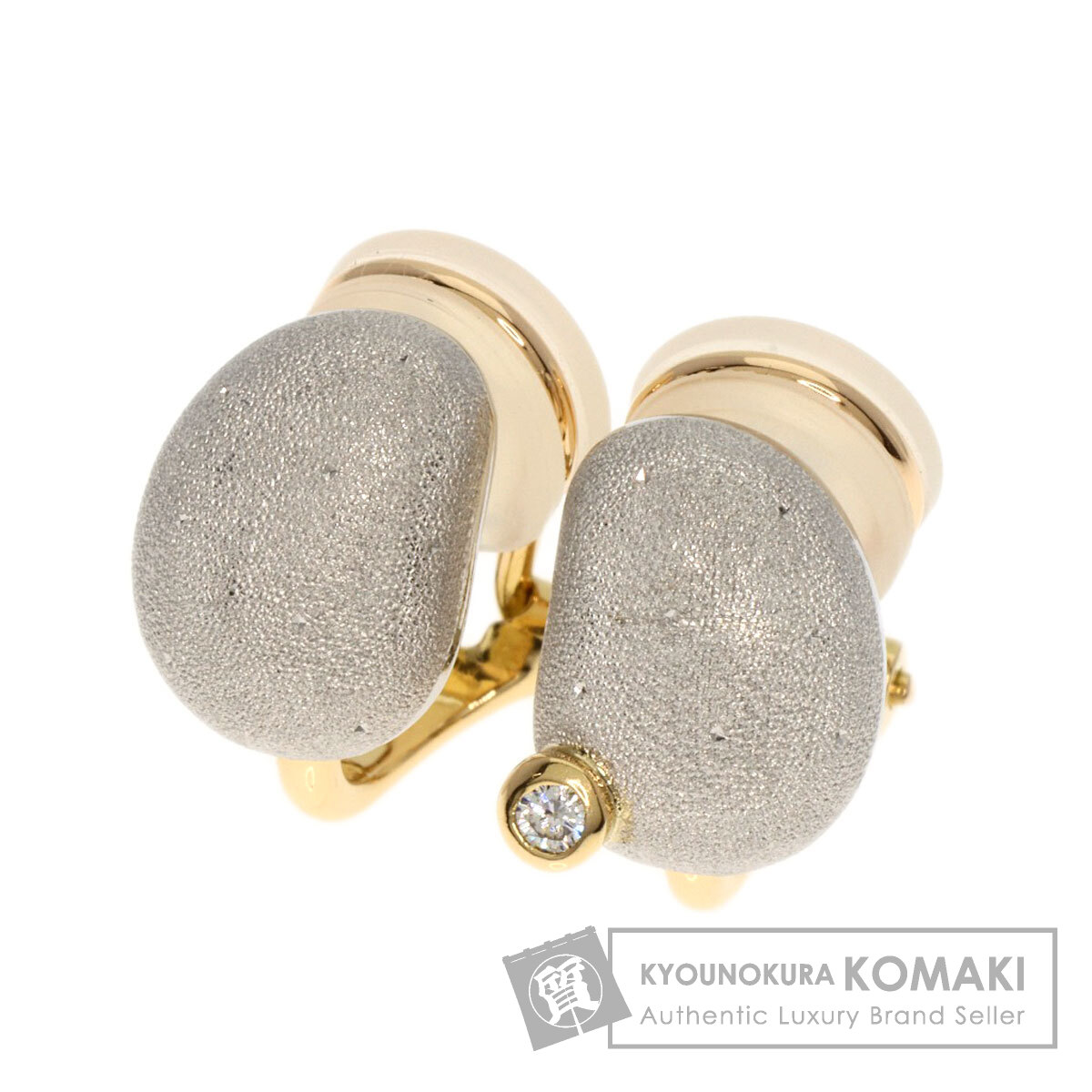 石川暢子 イヤリング 1P ダイヤモンド