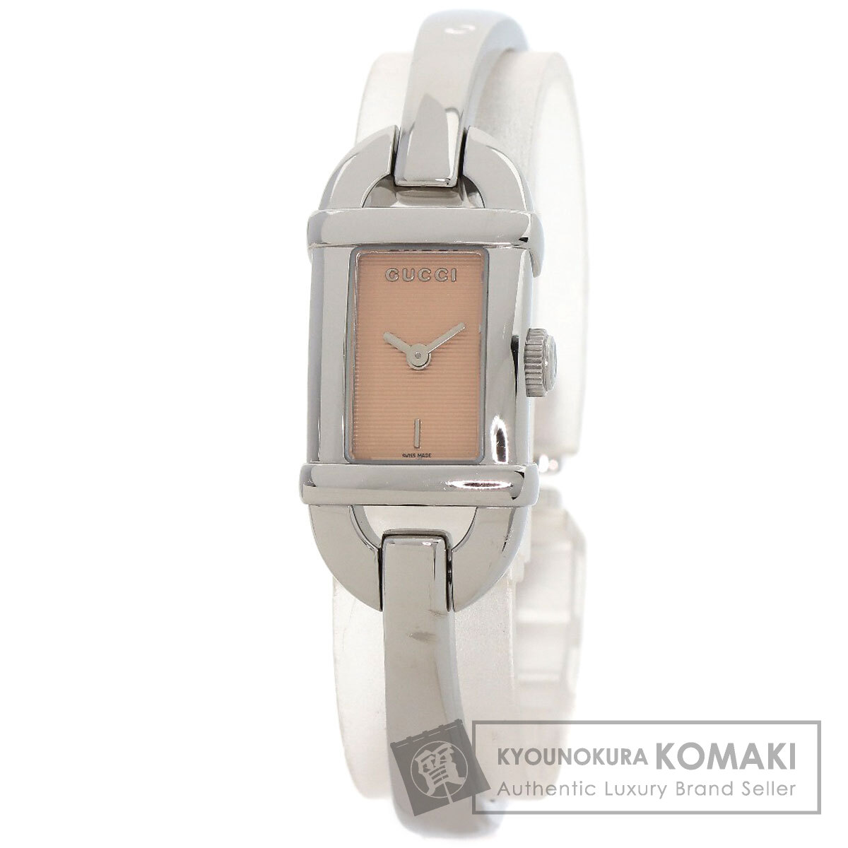 GUCCI グッチ 6800L スクエアフェイス 腕時計 ステンレススチール/SS