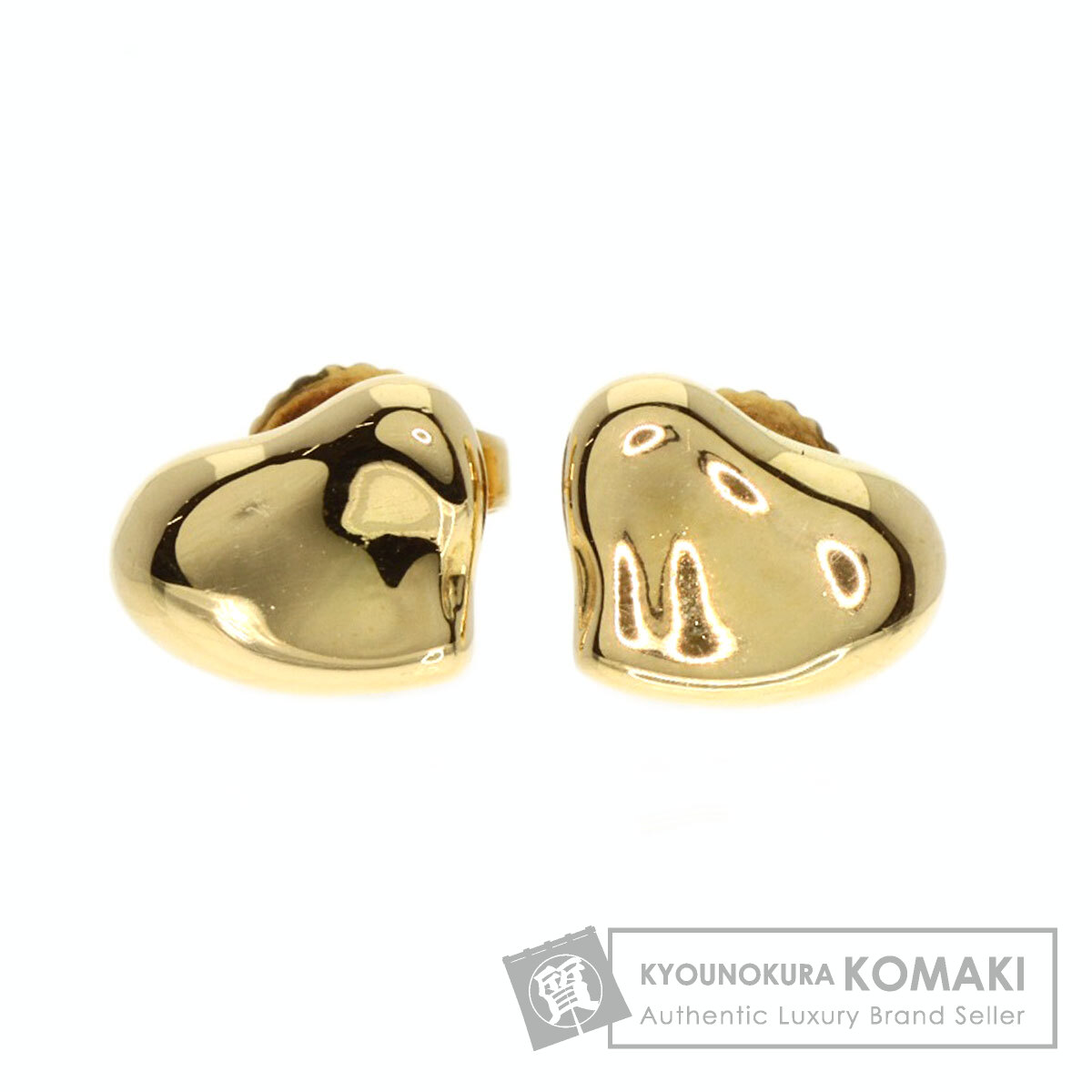TIFFANY&Co. ティファニー フルハート ピアス K18イエロー
