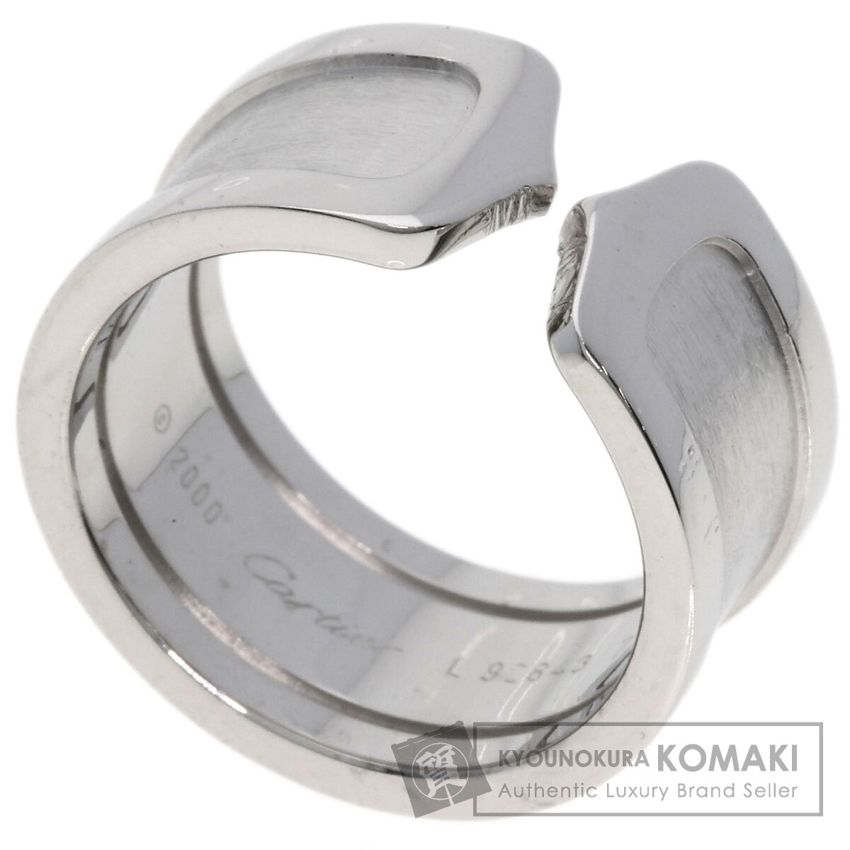 CARTIER カルティエ C2リング #53 リング・指輪 K18ホワイトゴールド