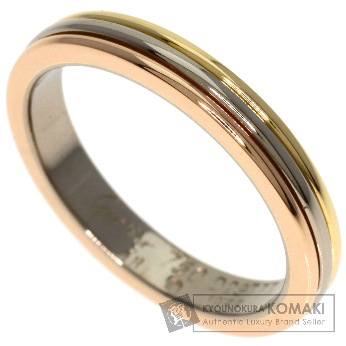 Cartier リング 18金 48号 Cartier リング 18金 48号 CARTIER カルティエ スリーカラーリング #48