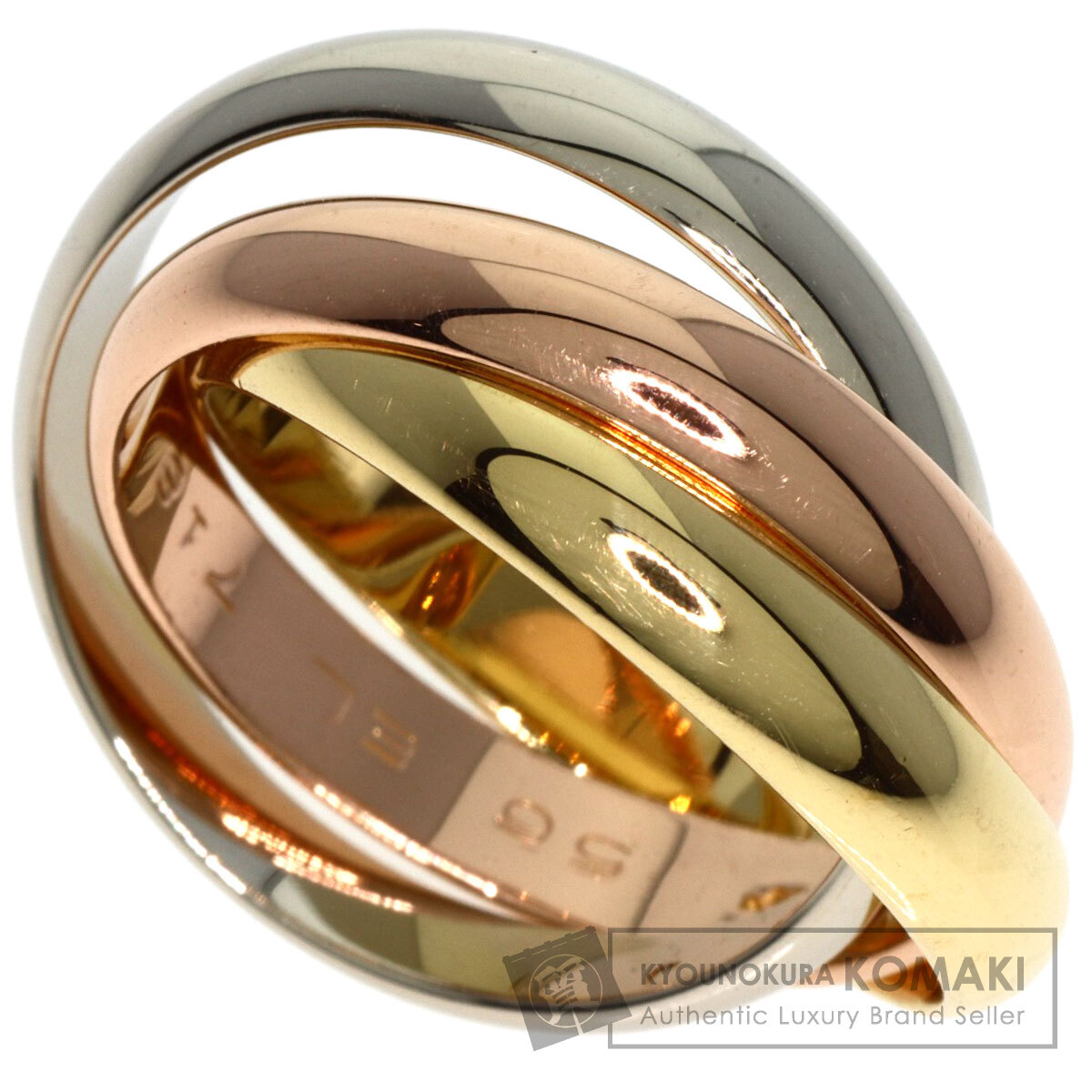 おすすめ人気ランキング2025年 CARTIER カルティエ トリニティ #56 リング・指輪 K18イエロー アクセサリー