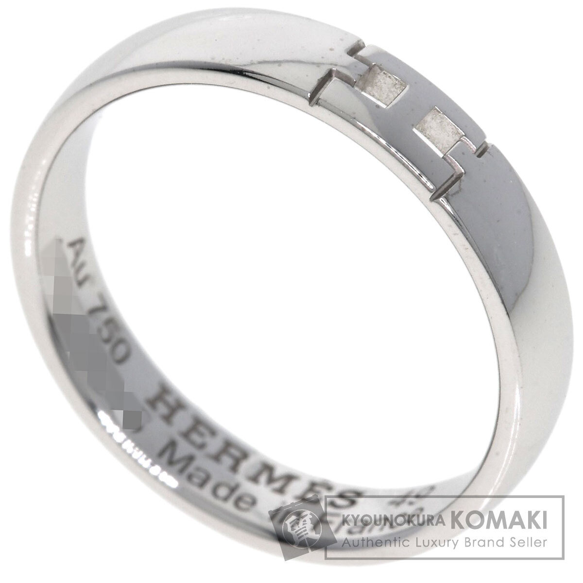 HERMESエヴァーヘラクレス リング K18WG ホワイトゴールド 53 指輪 HERMES エルメス エヴァー ヘラクレス #49 リング・指輪 K18