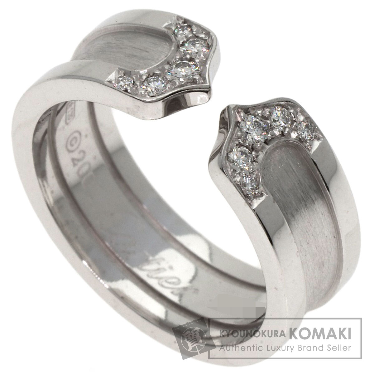 カルティエ リング・指輪 C2リング SM ダイヤモンド #50