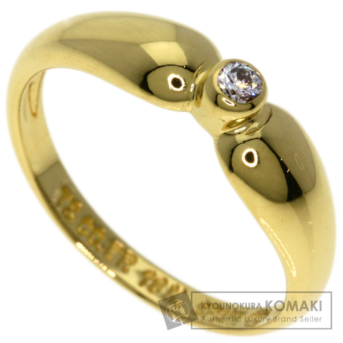 ティファニー　ダブルティアドロップ　ダイヤモンド　リング　ゴールド　18K TIFFANY&Co. ティファニー ダブル ティアドロップ ダイヤモンド リング