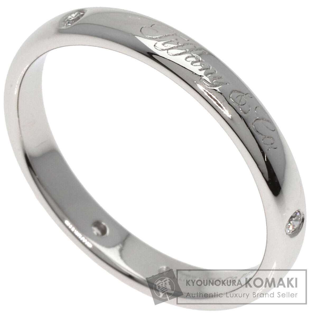 Tiffany ティファニー Pt950 リング ノーツ ルシダ ダイヤ 3P TIFFANY&Co. ティファニー ノーツ ルシダ 3P ダイヤモンド