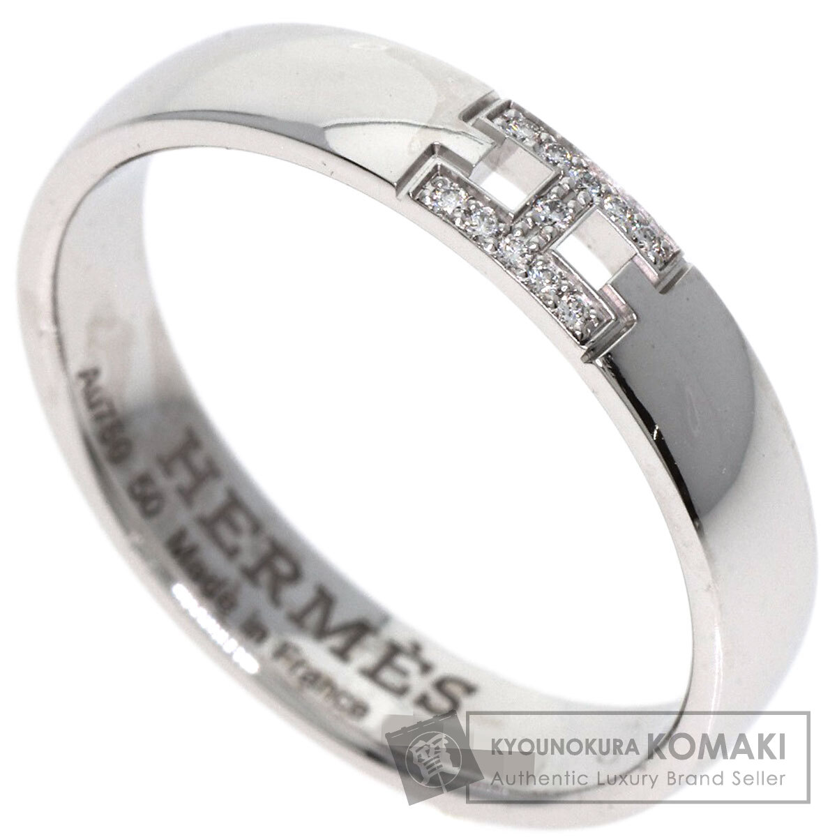 HERMES エルメス エヴァー ヘラクレス ダイヤモンド #50 リング