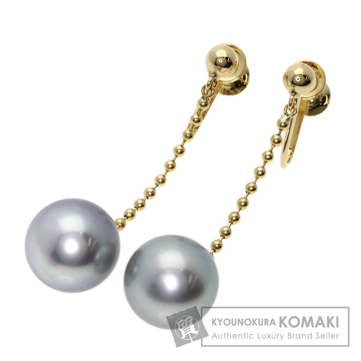 TASAKI タサキ 南洋パール 真珠 ドロップ イヤリング K18