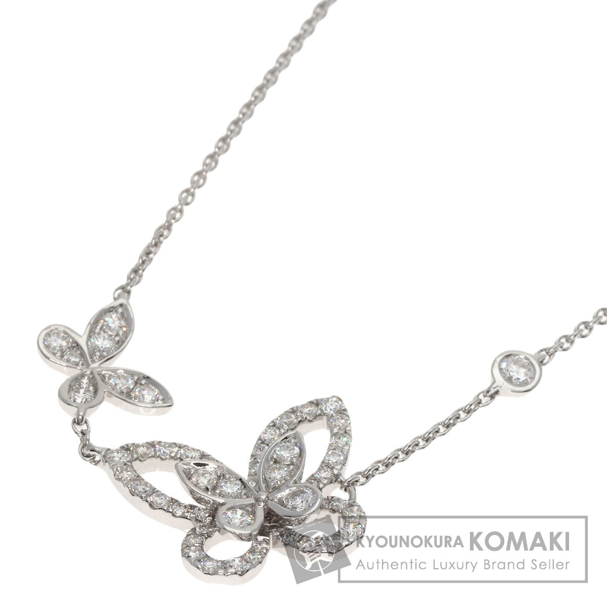 完成品 ダブル グラフ GRAFF バタフライ ダイヤモンド シルエット アクセサリー