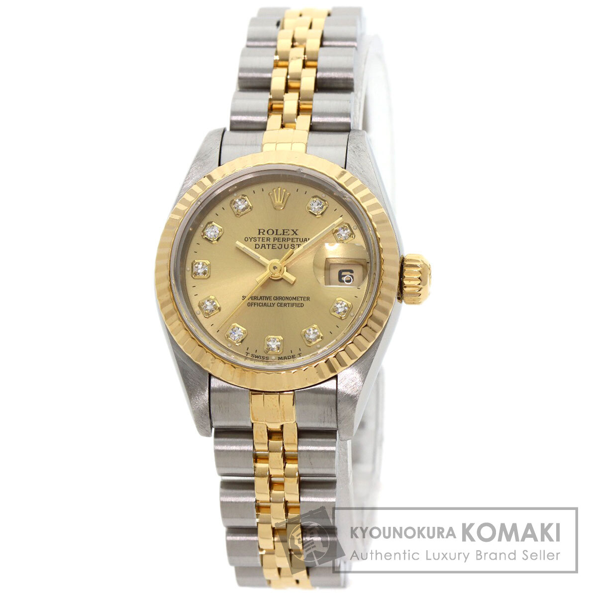 ロレックス 腕時計 デイトジャスト 10P ダイヤモンド