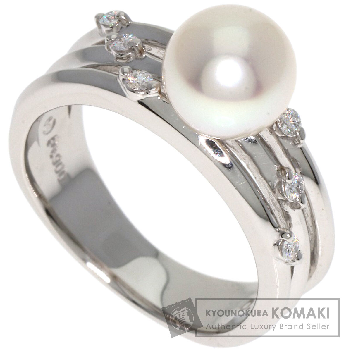 タサキ TASAKI リング 指輪 ダイヤモンド 0.36ct 約5号 Pt900