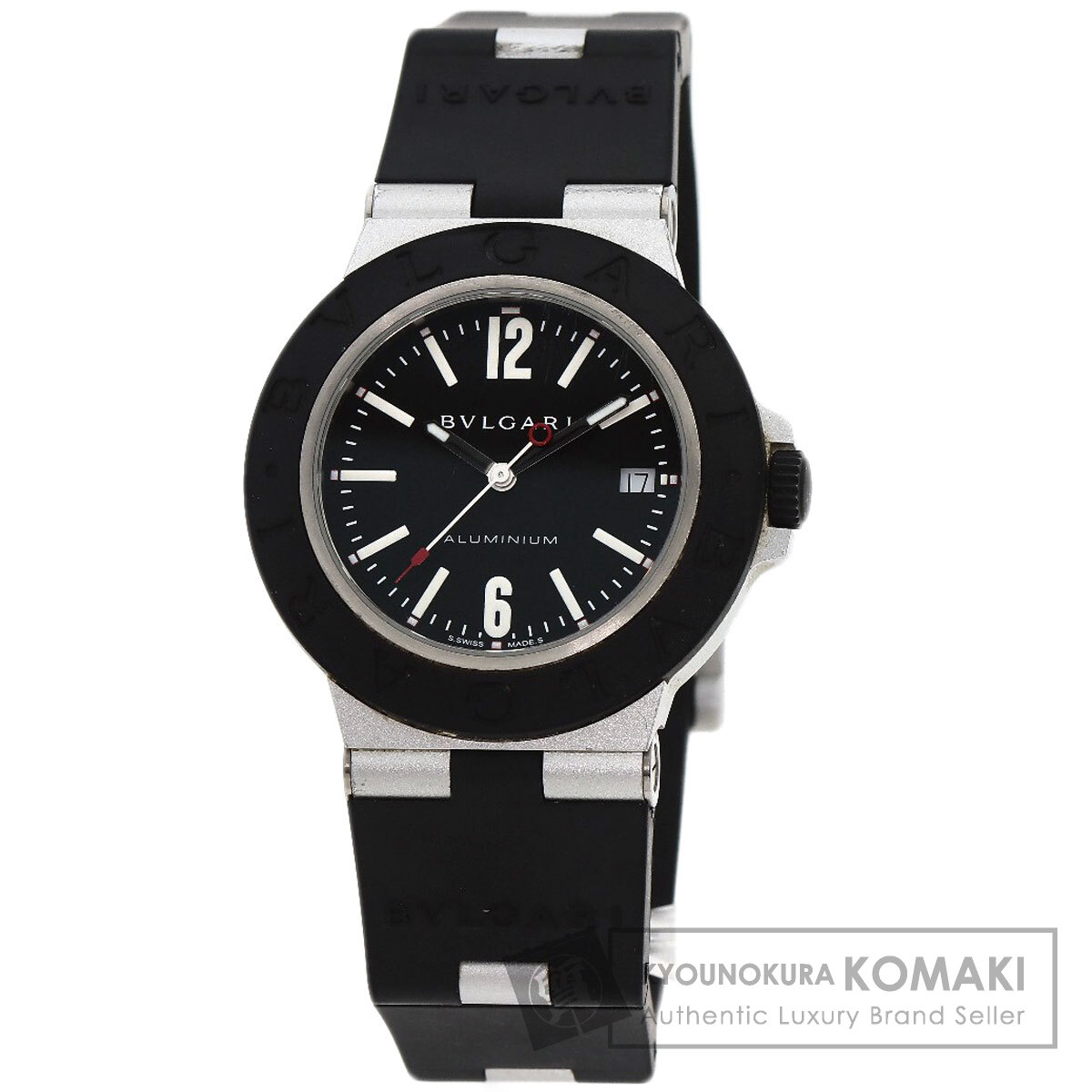 ブルガリ 腕時計 アルミニウム デイト