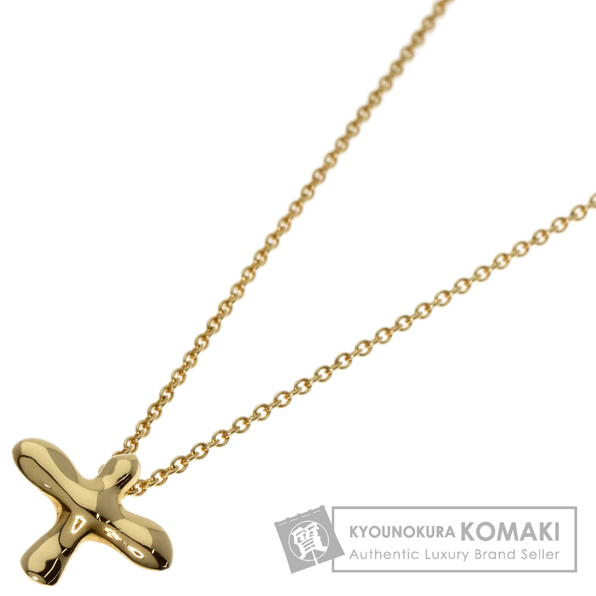 TIFFANY&Co. ティファニー バードクロス ネックレス K18イエロー
