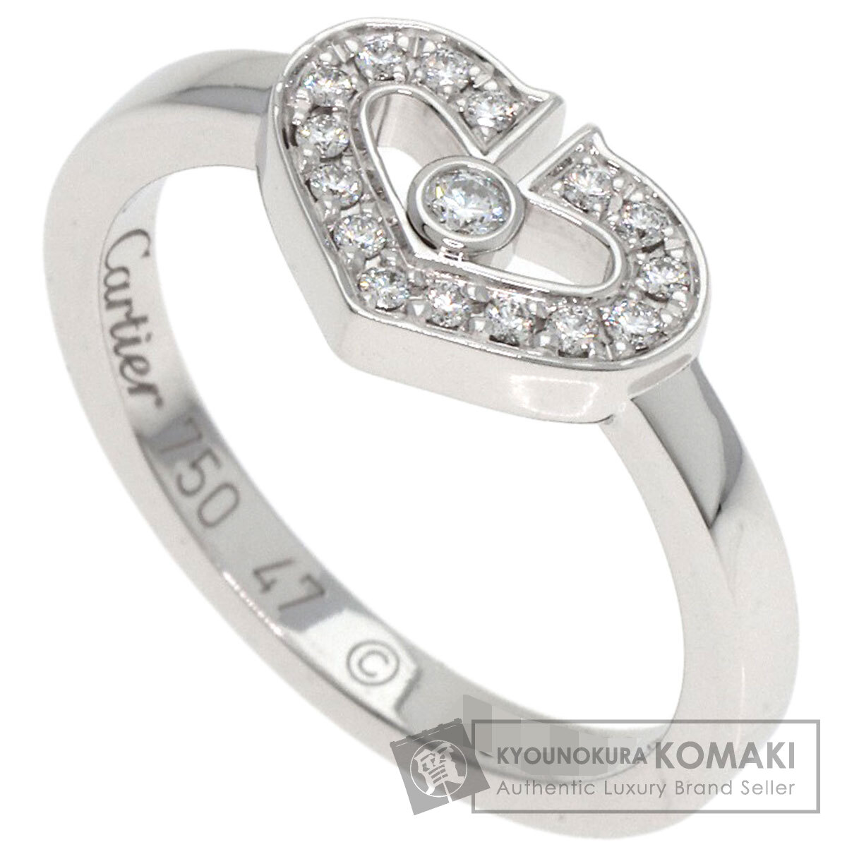 カルティエ リング・指輪 Cハート ダイヤモンド #47
