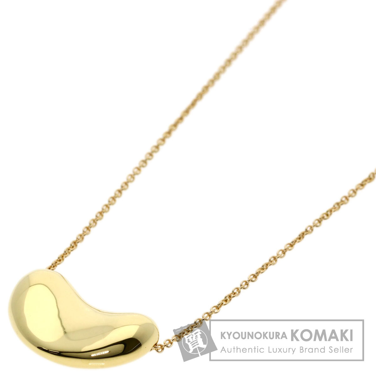 TIFFANY&Co. ティファニー ビーン ネックレス K18イエロー