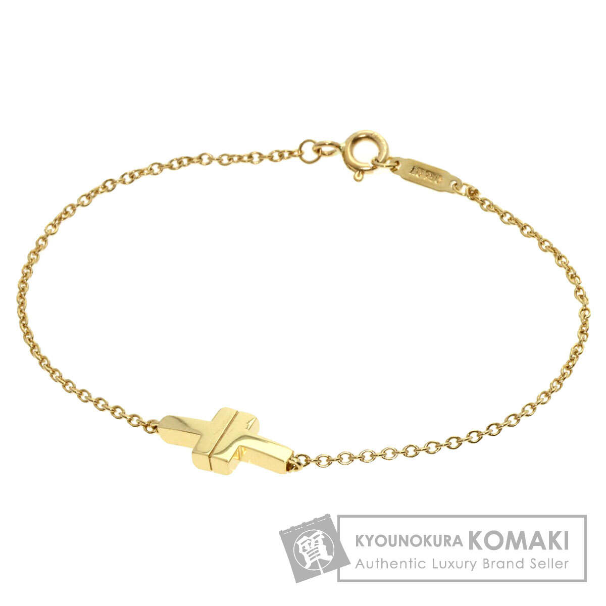 TIFFANY&Co. ティファニー T TWO ブレスレット K18イエロー
