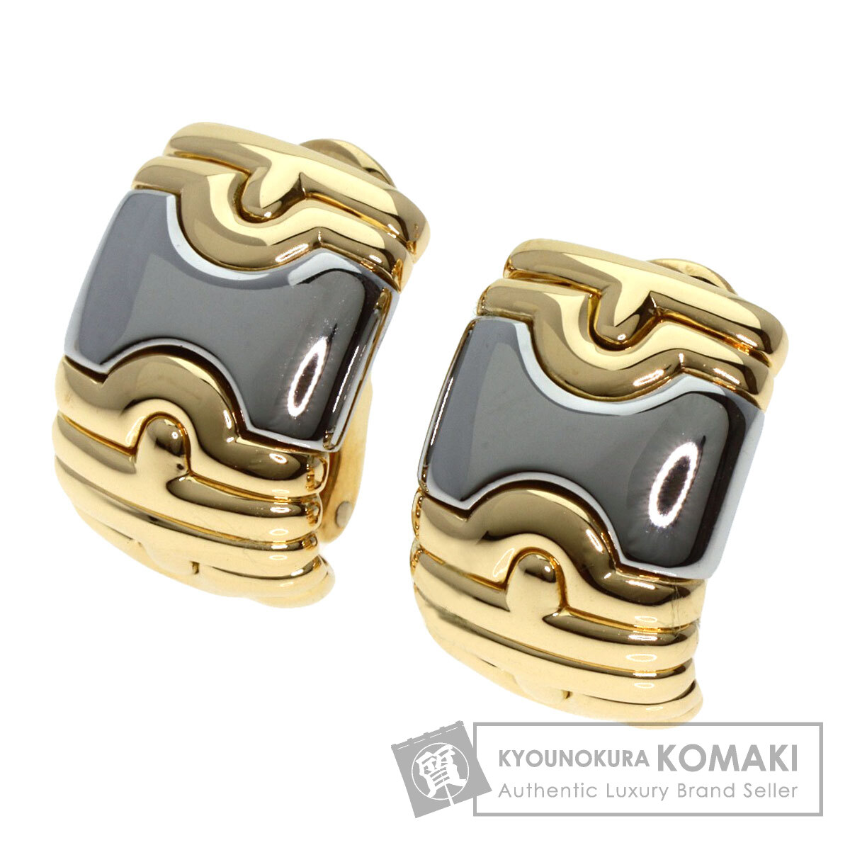 BVLGARIパレンテシイヤリングWG BVLGARI ブルガリ パレンテシ イヤリング K18ホワイトゴールド