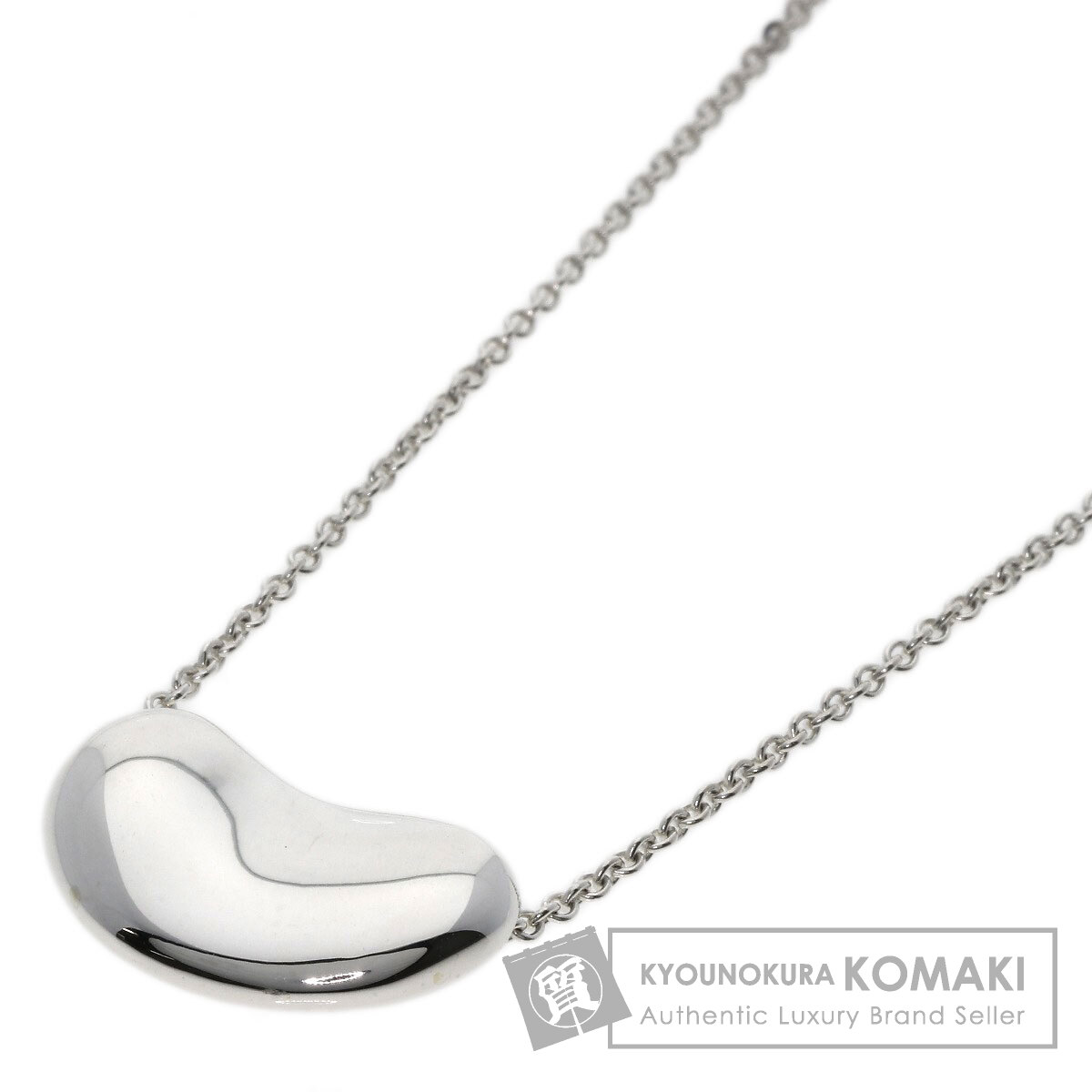 TIFFANY&Co. ティファニー ビーン ネックレス シルバー レディース