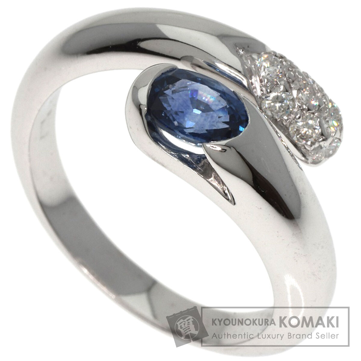 BVLGARI ブルガリ アストレア オーバルサファイア ダイヤモンド