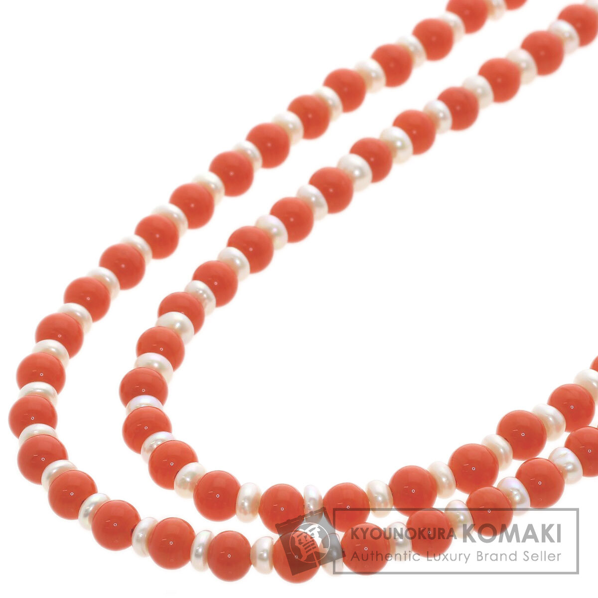 セレクトジュエリー ネックレス ガラス パール 真珠