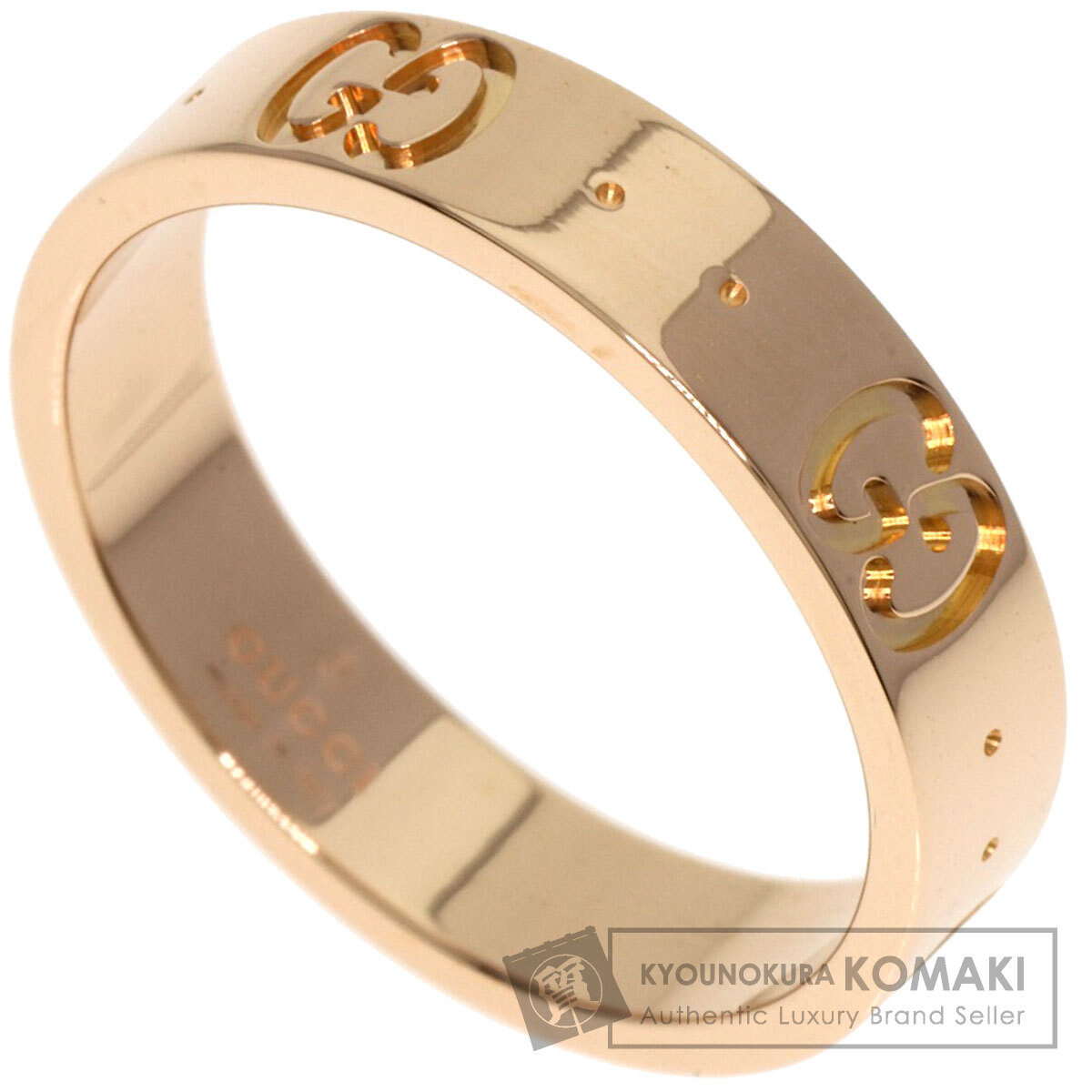 GUCCI グッチ アイコン #10 リング・指輪 K18ピンクゴールド