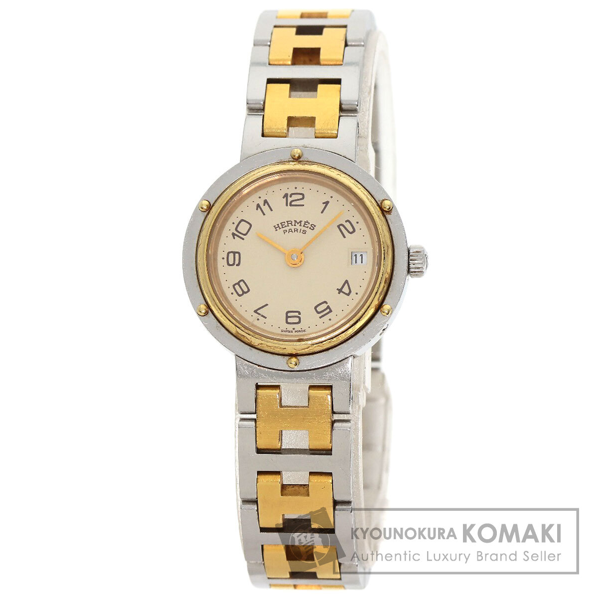 エルメス 腕時計 クリッパー 旧ベルト