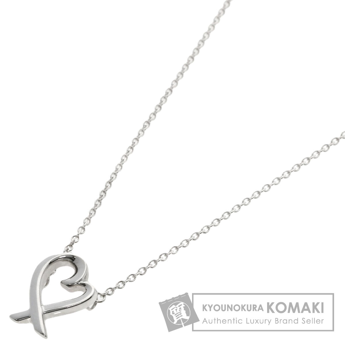 TIFFANY&Co. ティファニー ラビングハート ネックレス シルバー
