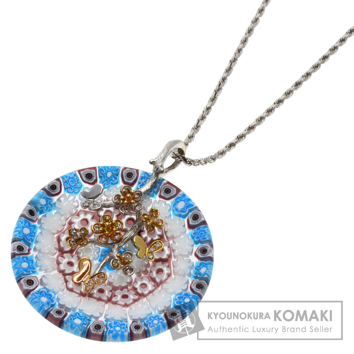 美品★ジュエリーマキ リアル ケシパール ネックレス 750刻印 美品☆ジュエリーマキ リアル ケシパール ネックレス 750刻印