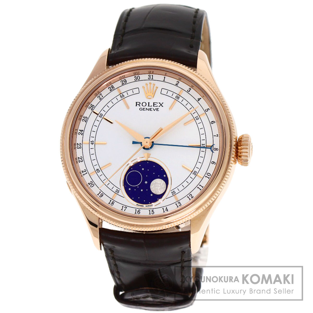 ROLEX ロレックス 50535 チェリーニ ムーンフェイズ 腕時計 K18