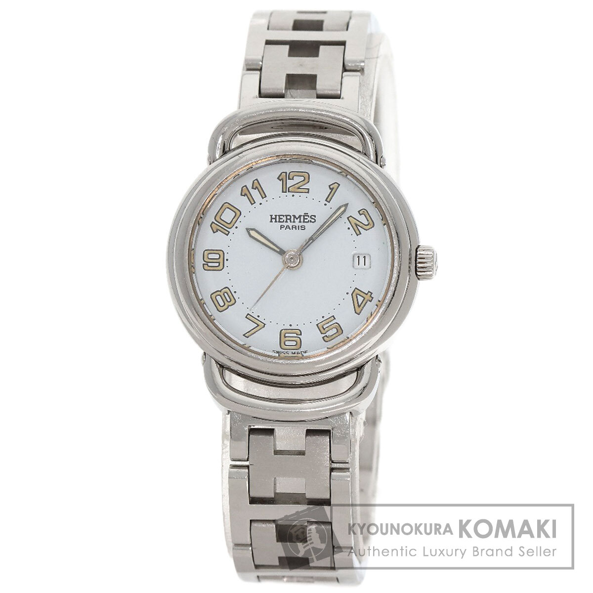 HERMES エルメス PU2.210 プルマン 腕時計 ステンレススチール/SS