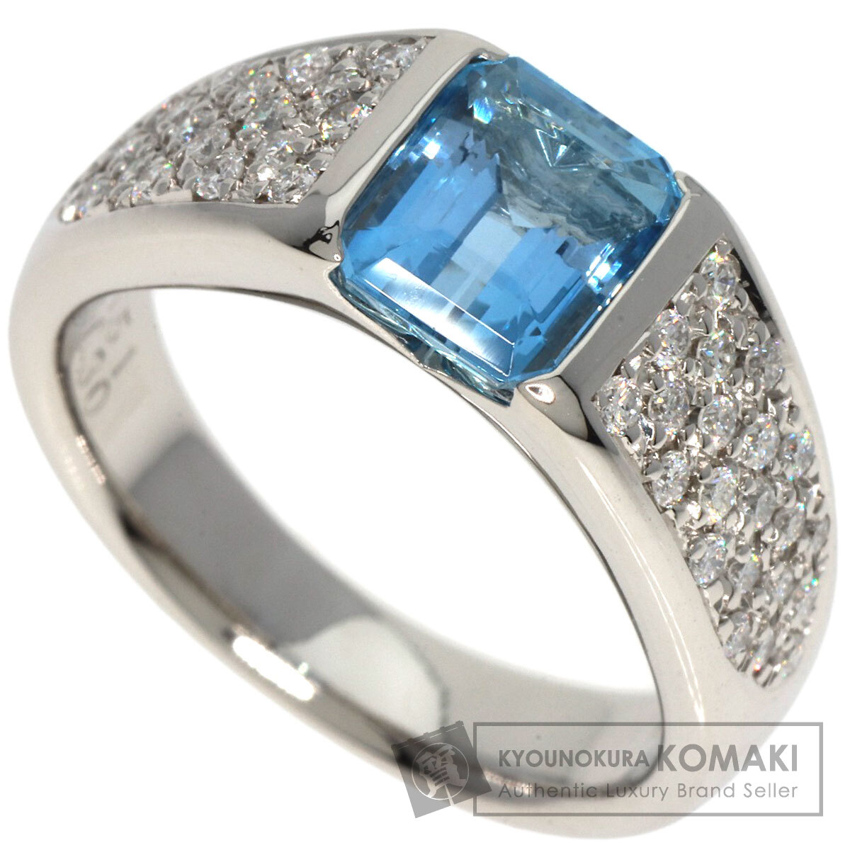 楽天市場】リング アクアマリン PT900 プラチナ 指輪 1.12ct 1石