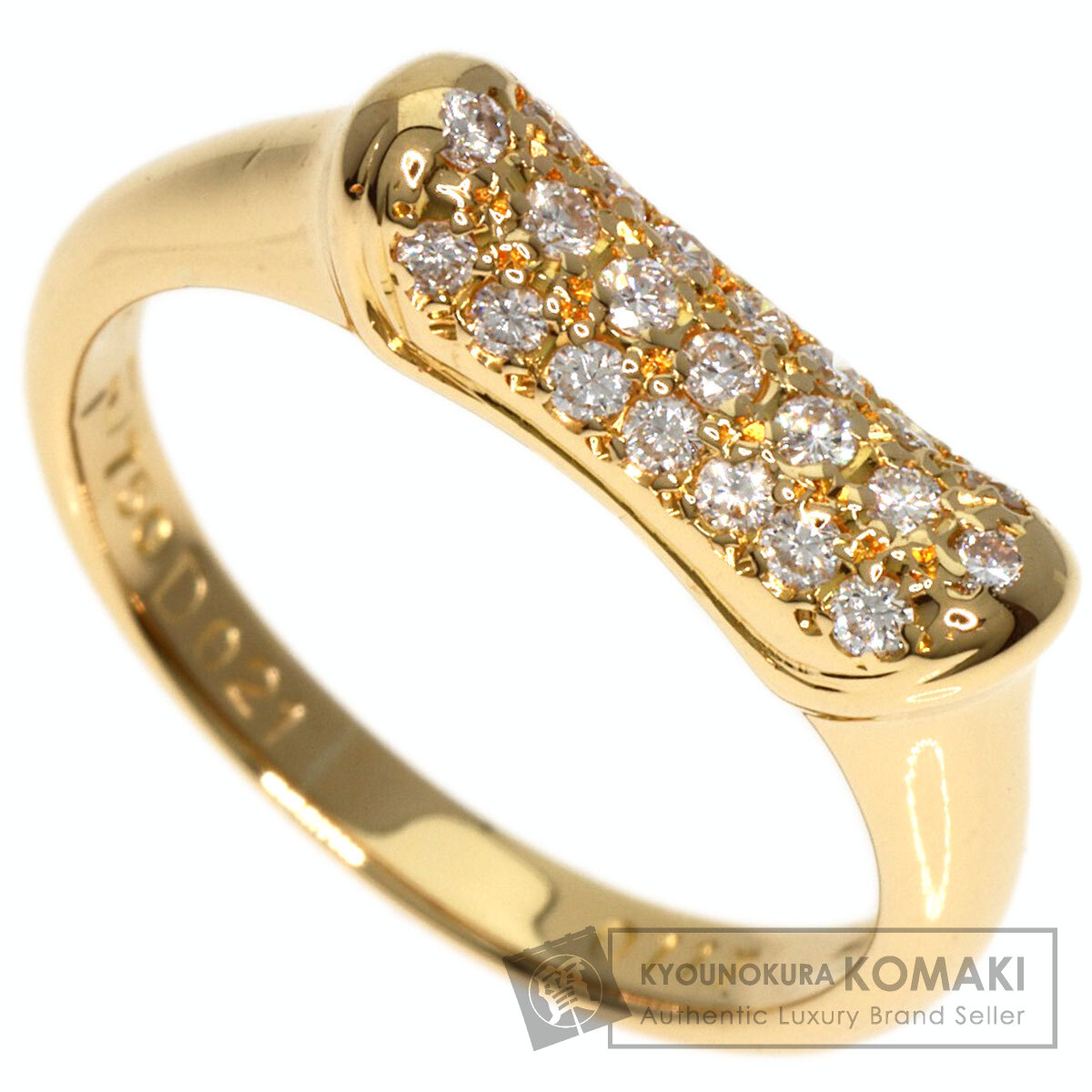 POLA】ポーラ 750YG サファイア・ダイヤモンド リング 品番p20-437