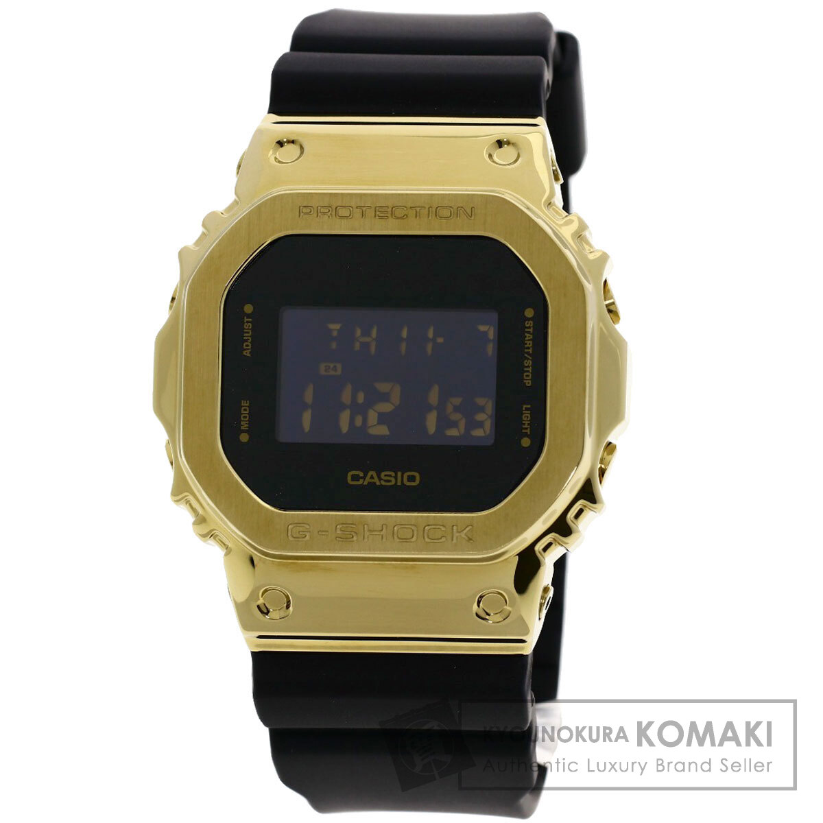 カシオ G-SHOCK gm-5600 中古美品 CASIO カシオ GM-5600 Gショック 腕時計 ステンレススチール