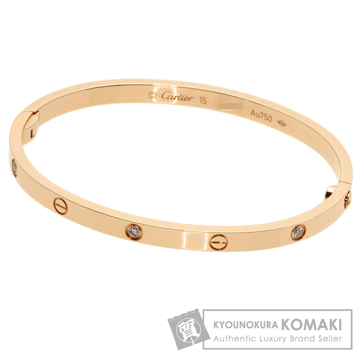 最安値♡定価111万♡新品♡Cartier ラブブレスSM♡6ダイヤ♡サイズ17 最安値♡定価111万♡新品♡Cartier ラブブレスSM♡6ダイヤ