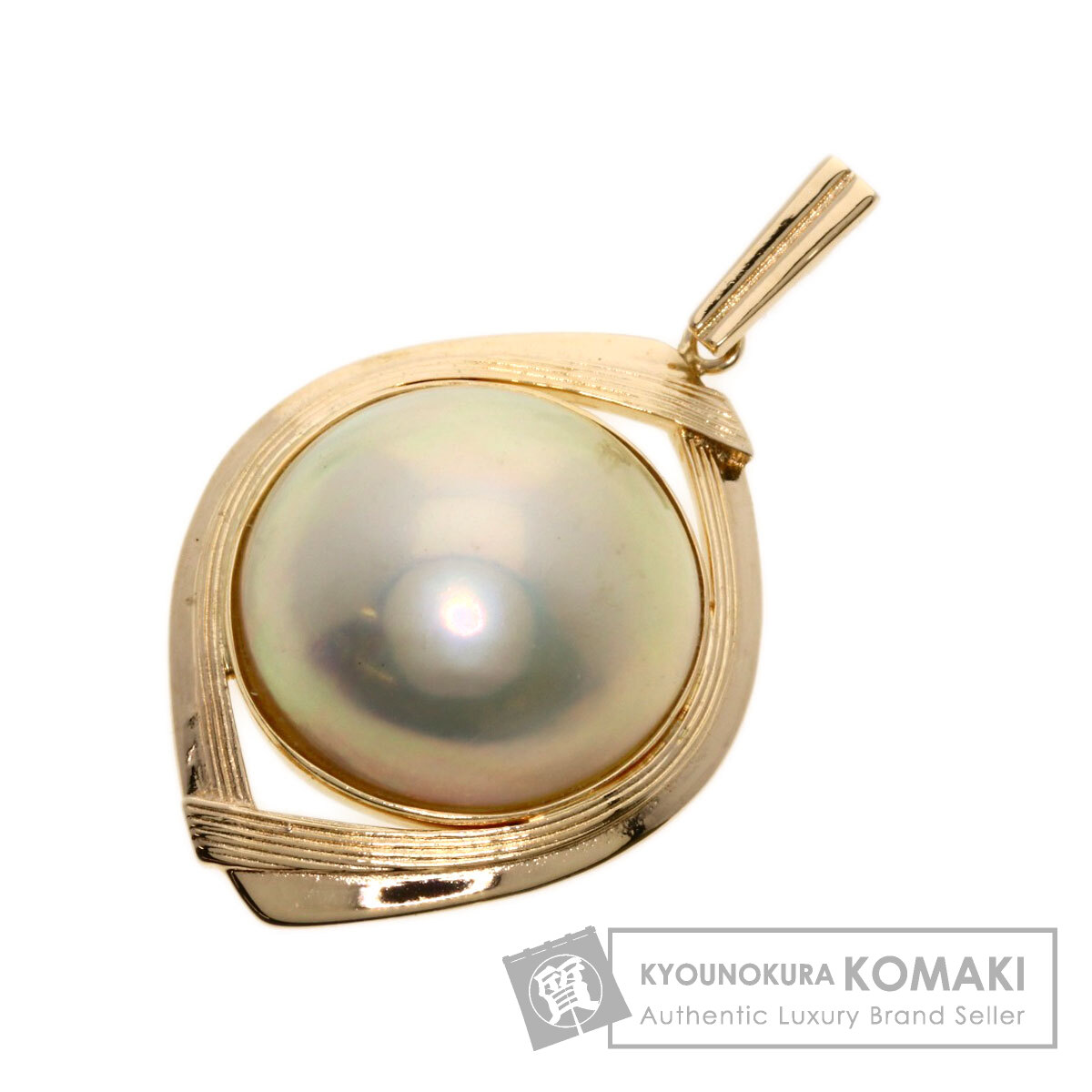 TASAKI タサキ マベパール 真珠 ペンダントトップ K14ピンクゴールド