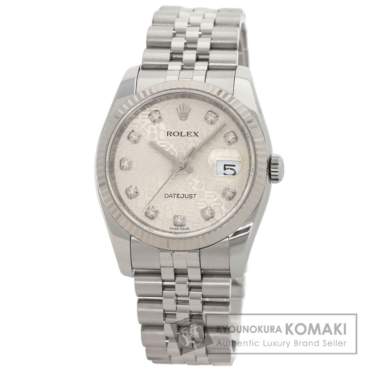 ロレックス 腕時計 デイトジャスト 10P ダイヤモンド