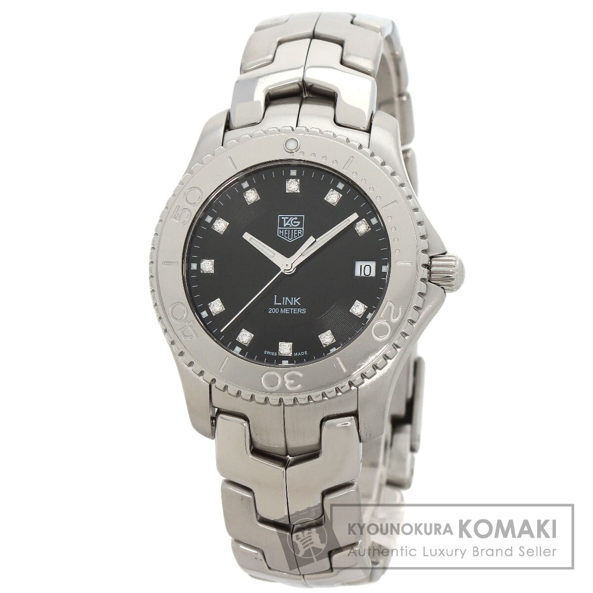タグホイヤー TAG Heuer⭐️WK1113 ⭐️メンズ ⭐️稼働品 TAG HEUER タグホイヤー WJ1113 リンク 11P ダイヤモンド 腕時計