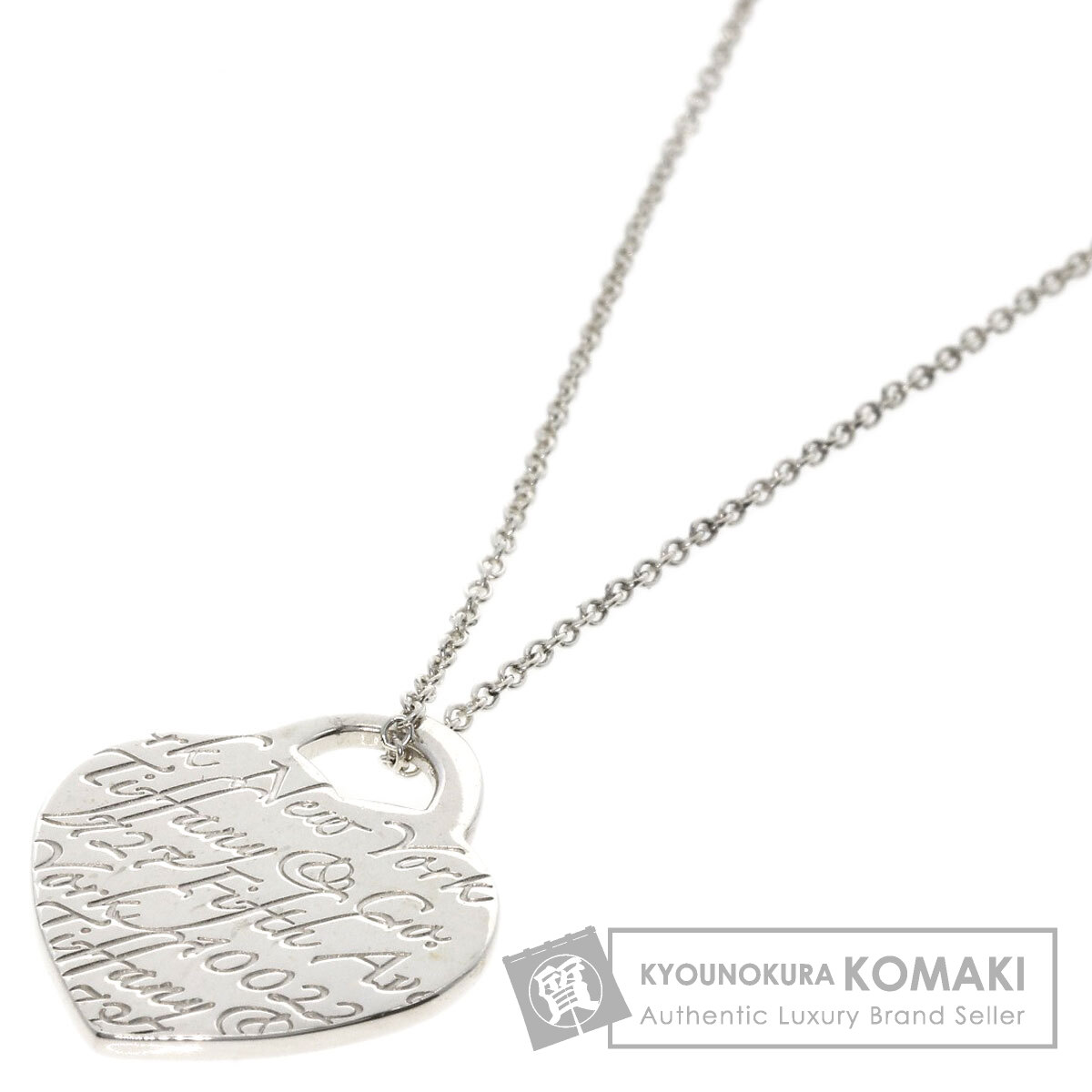 Tiffany & Co.ノーツハートシルバーネックレス TIFFANY&Co. ティファニー ノーツ ハート ネックレス シルバー