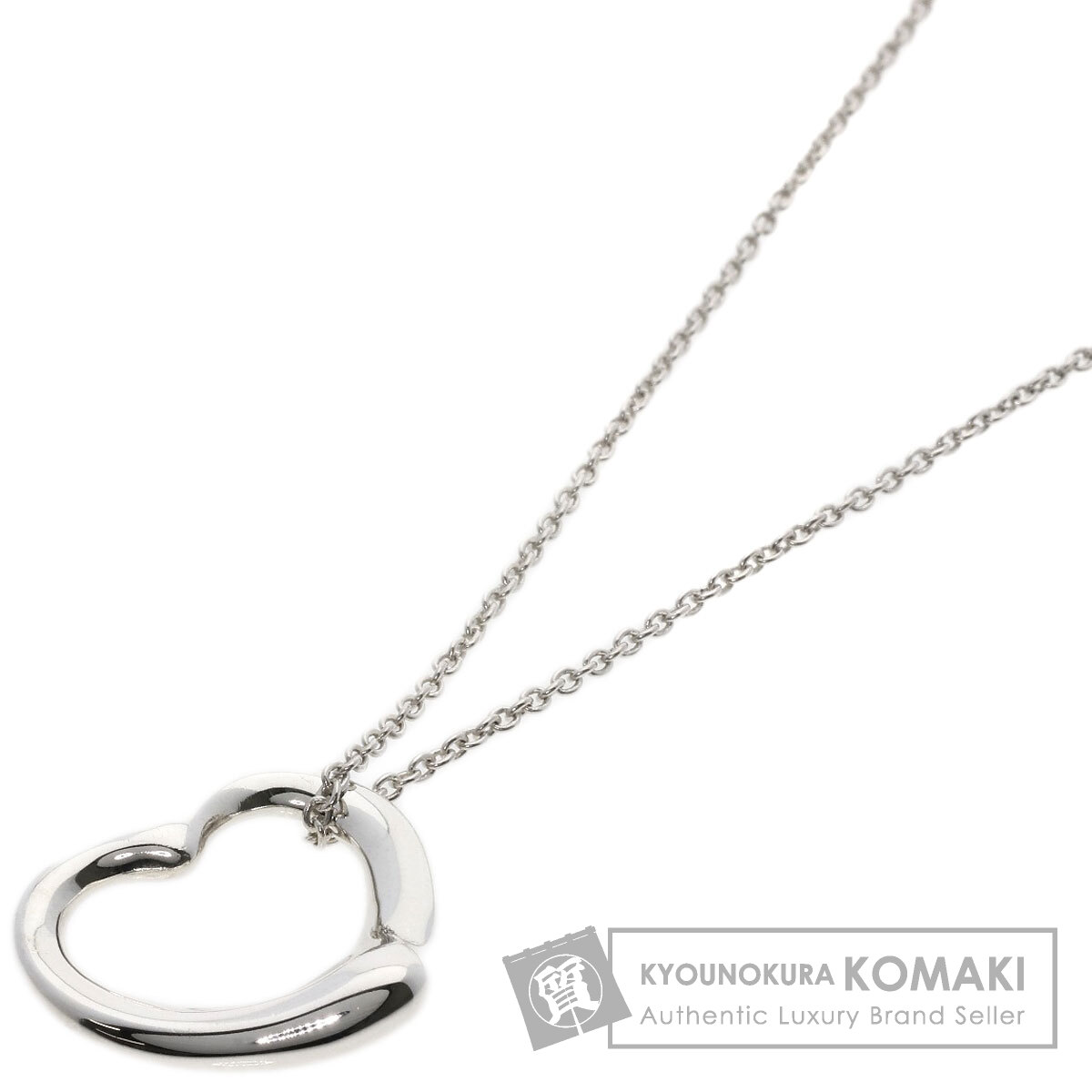 TIFFANY&Co. ティファニー オープンハート ネックレス シルバー