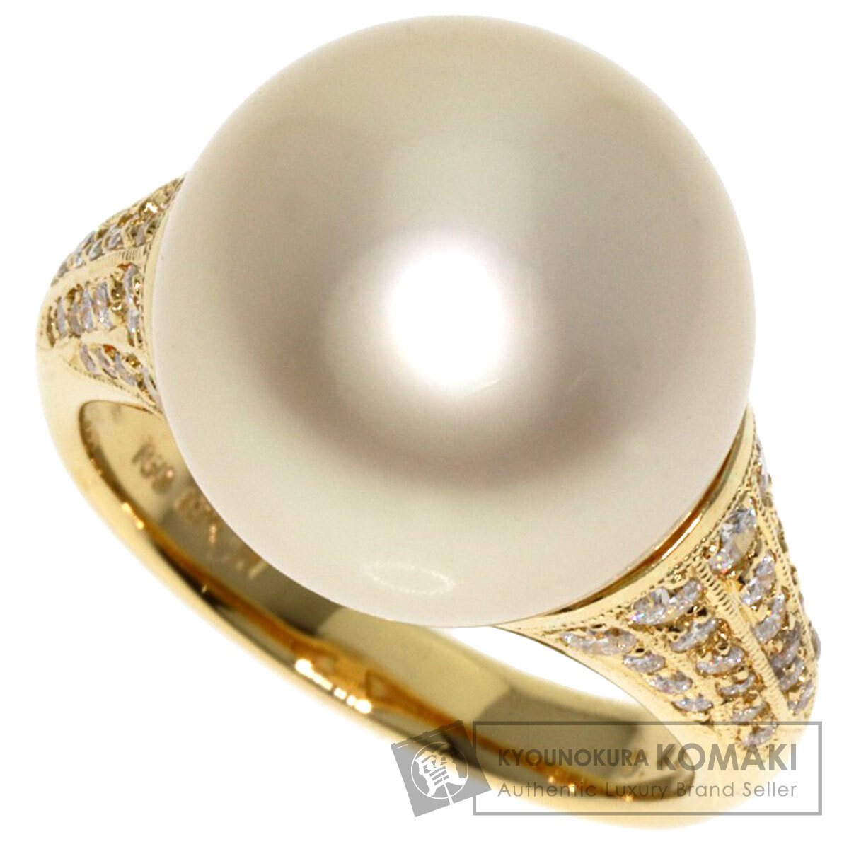 ポンテヴェキオ リング・指輪 パール 真珠 ダイヤモンド