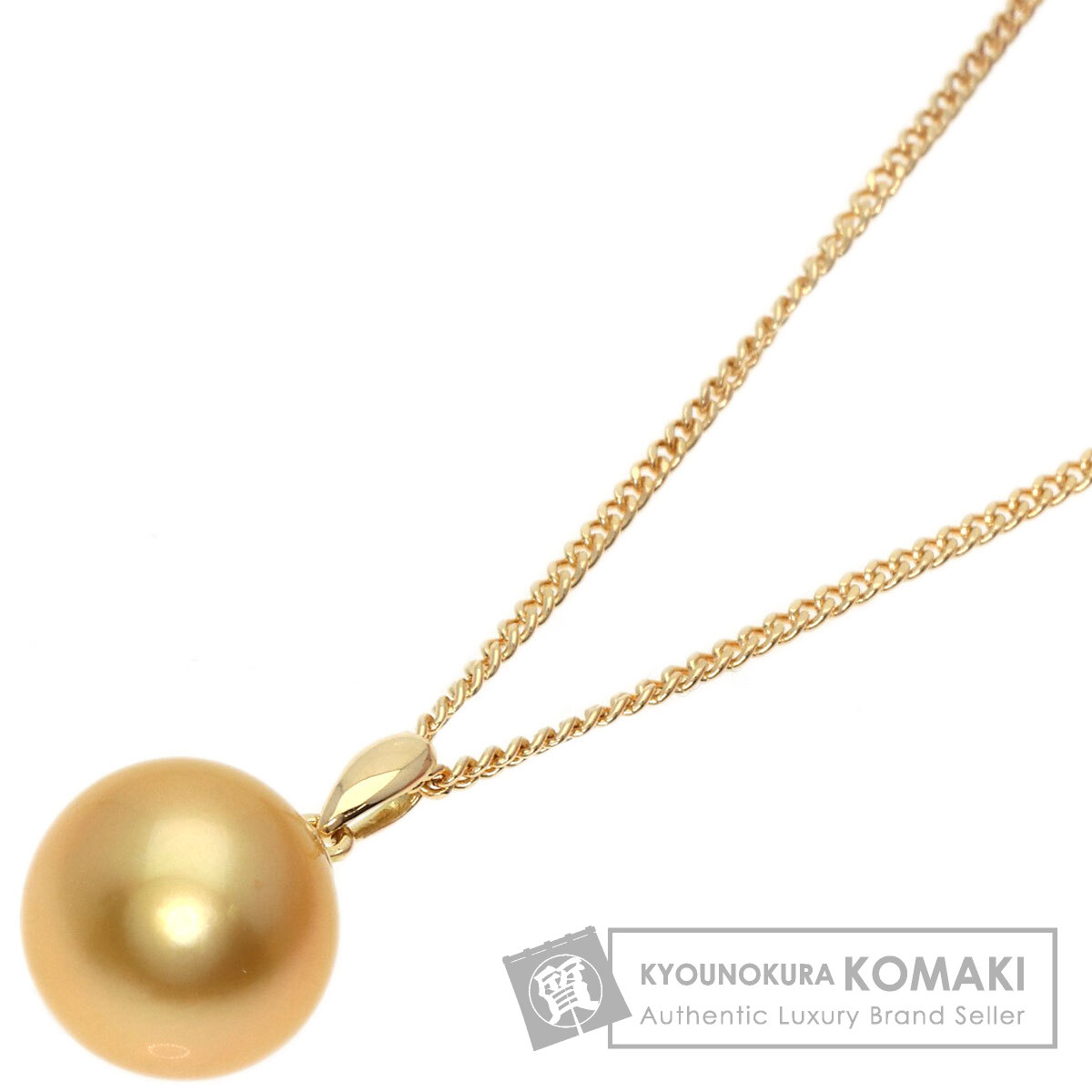 【安心発送】 真珠 ゴールデンパール ネックレス 5.3g K18イエローゴールド アクセサリー