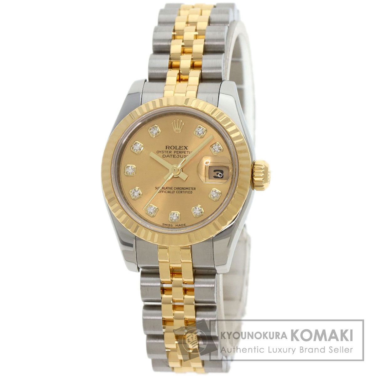 ロレックス 腕時計 デイトジャスト 10P ダイヤモンド