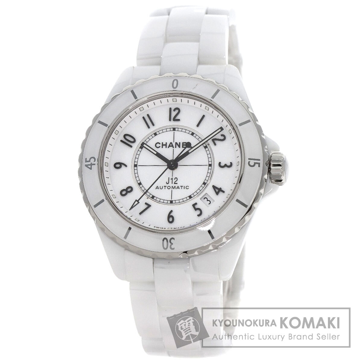 シャネル 腕時計 J12 38mm ホワイト セラミック