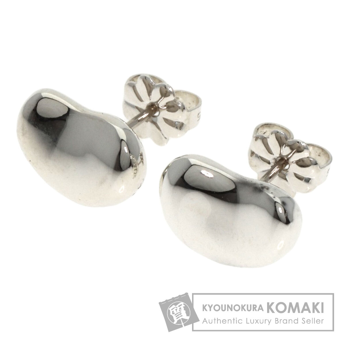 TIFFANY&Co. ティファニー ビーン ピアス シルバー レディース