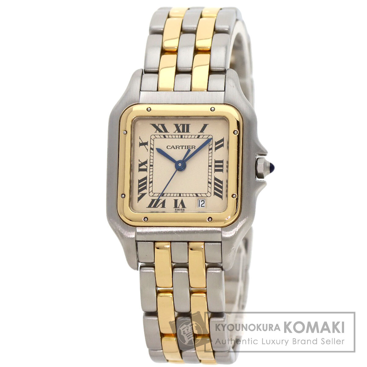 Cartier カルティエ 時計 パンテールMM 2ロウ イエローゴールド