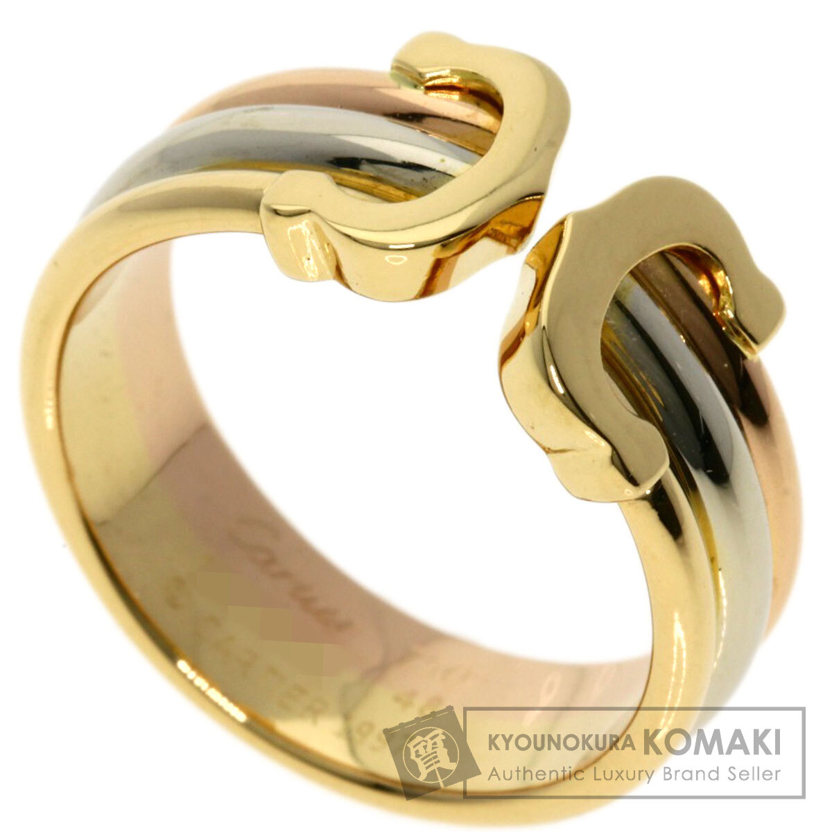 CARTIER カルティエ 2C SM #48 リング・指輪 K18イエローゴールド